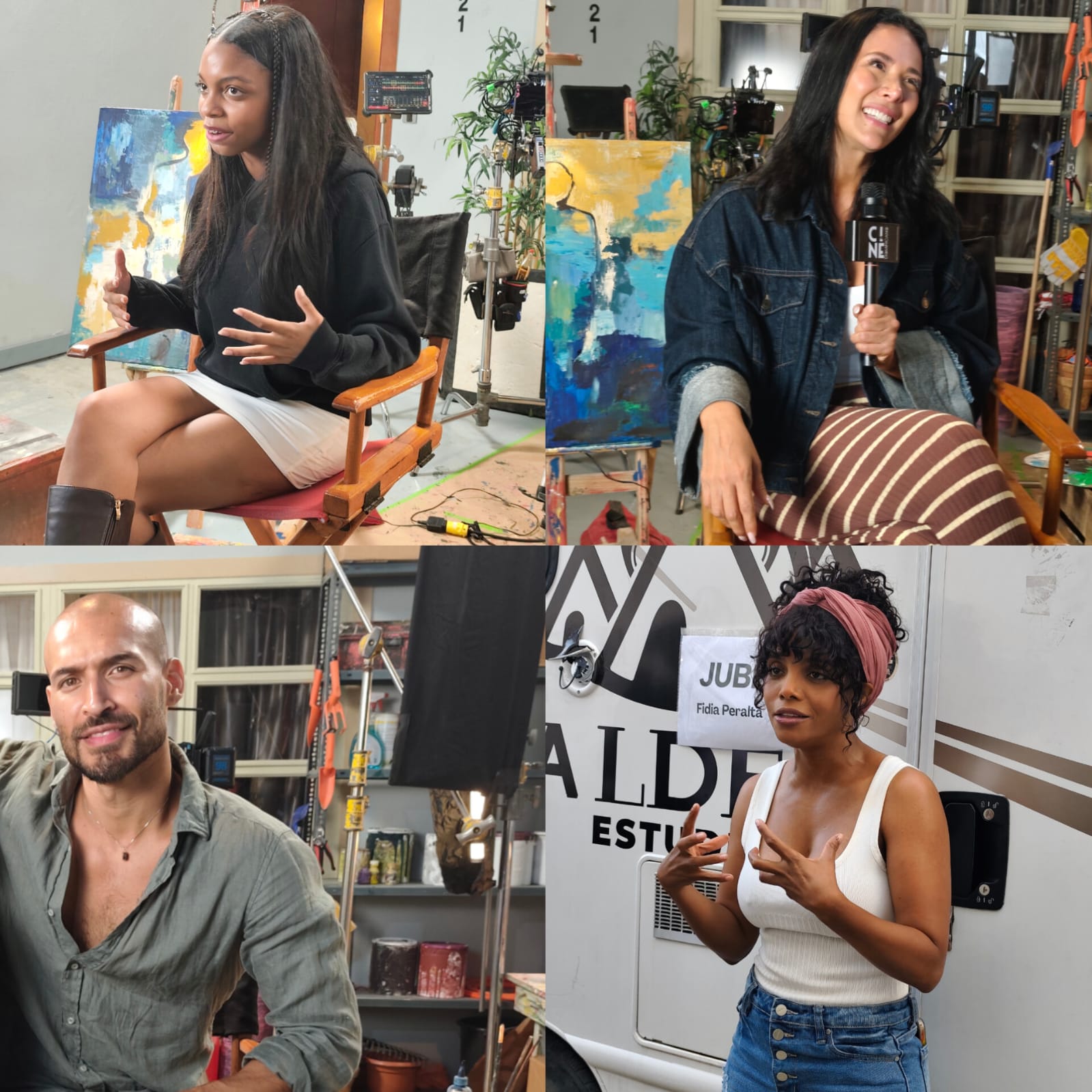 Elenco de ''Ojos que no ven''