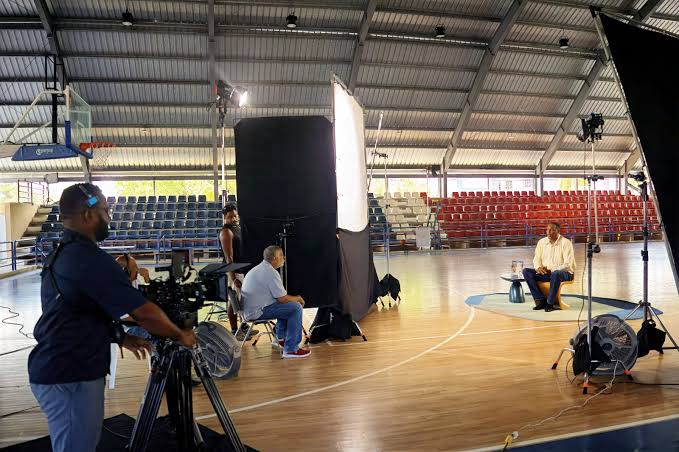 Rodaje del documental La Escuadra Dorada.