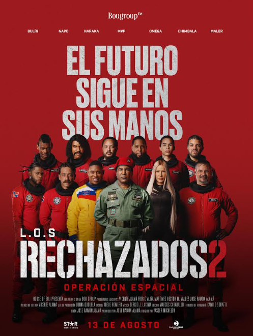 Cartel oficial de la comedia Los rechazados 2 Operacion Espacial,