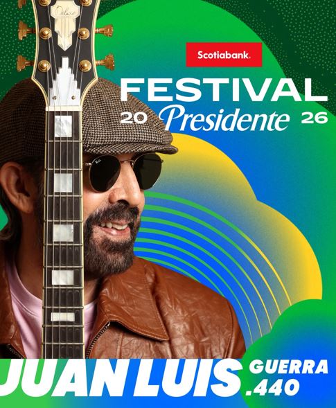 Juan Luis Guerra festival presidente 2026